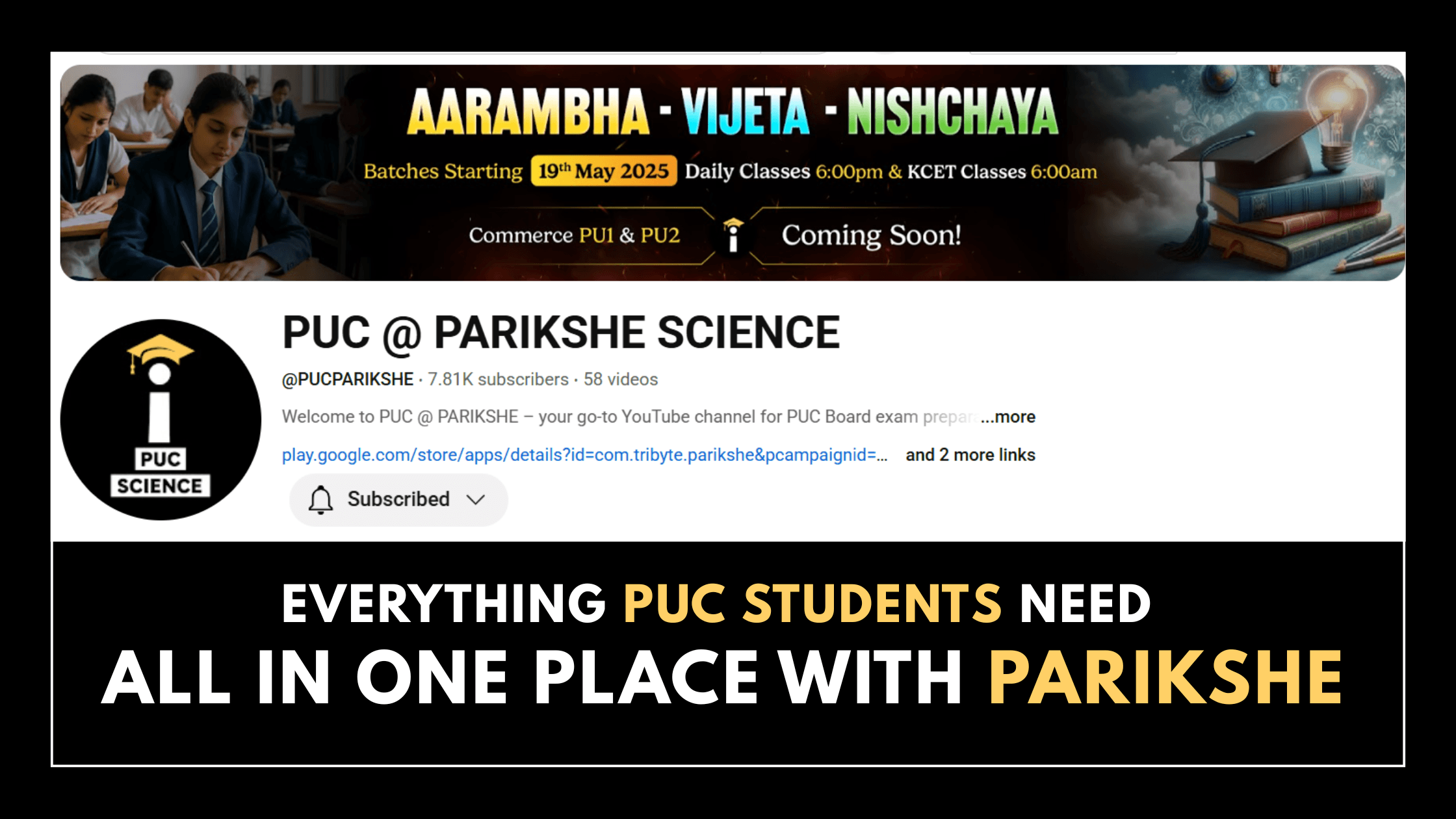 Everything PUC Students Need – All in One Place with Parikshe!